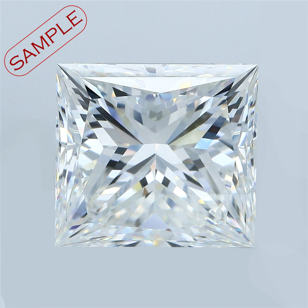 1.02 Carat J-VS2 Excellent Princess Diamond Image 