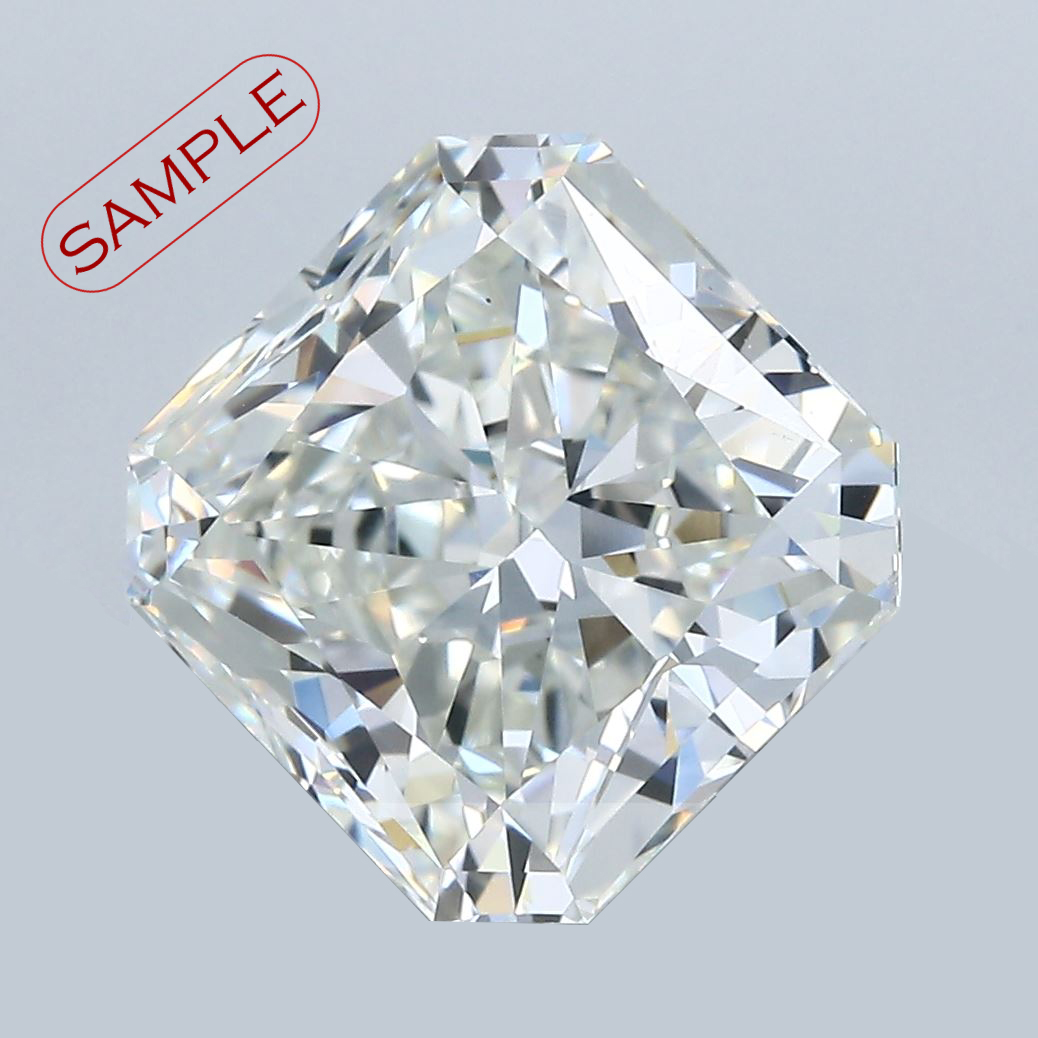 1.02 Carat G-VVS1 Excellent Radiant Diamond Image 1